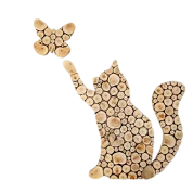 Панно из можжевельника